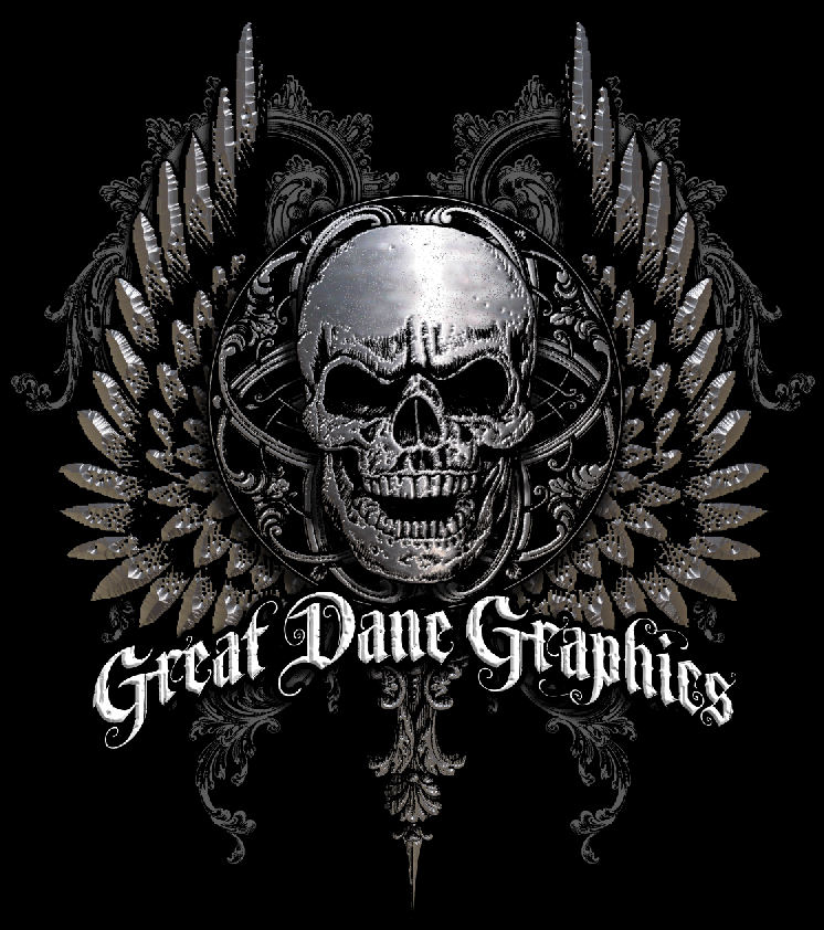 Description Tshirt artwork created for Great Dane Graphics