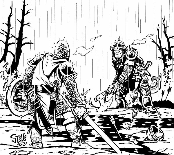 Afro Samurai, in Steve Willhite's September 2008: Afro-American Comic Characters Comic Art Gallery Room